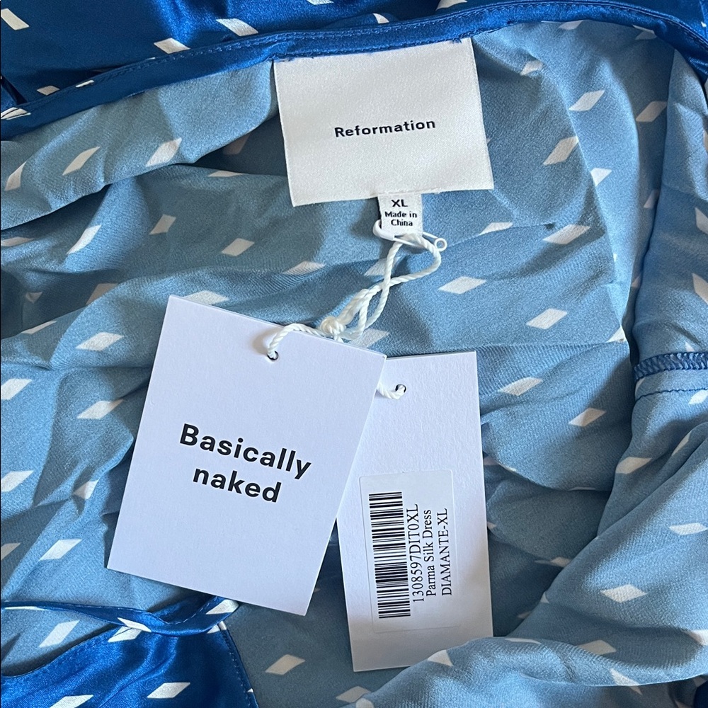 NWT Reformation Parma Silk Slip Dress - Picture 10 of 13